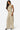 SaltTree Love Poem off white crinkled plisse crop top and wide-leg pant set with rhinestone embellishments on a model