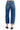 SaltTree Risen Jeans high-rise barrel boyfriend jeans in medium indigo denim with cuffed hems and curved side seams.