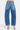 SaltTree Risen Jeans medium wash slouchy barrel jeans with a cuffed hem and high-rise back view.