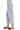 SaltTree Risen Jeans high-rise light wash barrel denim with curved side seams, knee darting, and a cuffed hem.