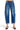 SaltTree Risen Jeans high-rise medium indigo barrel jeans with curved side seams, knee darting, and cuffed hems.