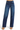 SaltTree Risen Jeans mid-rise wide baggy jeans in dark indigo wash with a clean hem and comfort stretch denim