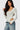 SaltTree Love Poem white long sleeve scoop neck bodysuit with double-layer smoothing fabric on a model