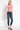 Kancan - Women's Mid Rise Distressed Ankle Skinny Jeans - kc7274-SaltTree