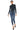 Kancan - Women's Mid Rise Distressed Ankle Skinny Jeans - kc7274st-SaltTree