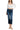 Flying Monkey - Mid Rise Cropped Straight Jeans with Raw Hem (28" Ankle Length) - BY4499A-SaltTree