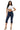 Vibrant M.i.U - V-Cut Waist Capri Shorts (18" Inseam) - EP5183-B