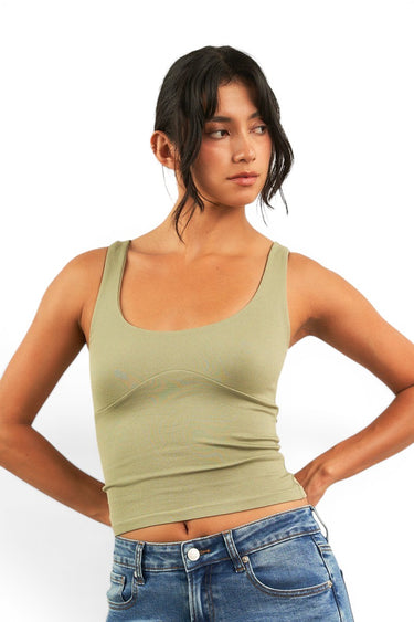 ANWND - Bust Seam Tank Top - 56054
