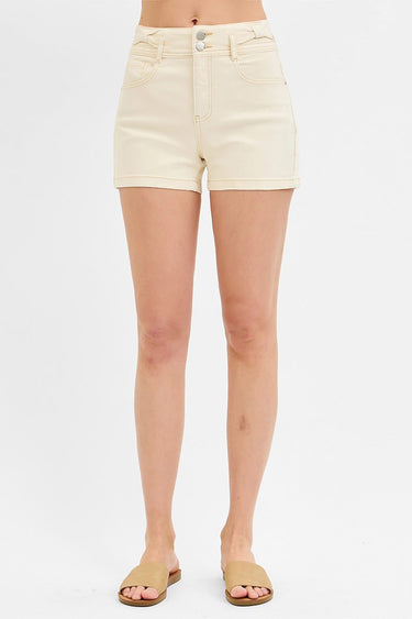 Risen Jeans - High Rise Bow Detailed Shorts (3.5" Inseam) - RDS6370