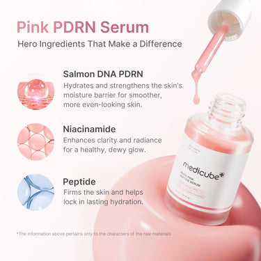 Medicube - PDRN Pink Peptide Serum - 30ml
