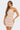 Blanc Clothing - Textured Ruffle Halter Mini Dress - D10800-SaltTree