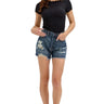 Cello Jeans - High Rise Mom Shorts (3" Inseam) - AM49288DKD-SaltTree
