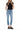 Flying Monkey - Mid Rise Cropped Straight Jeans With 2" Cuffed Hem (27" Inseam) - F4121-SaltTree