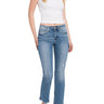 Flying Monkey - Quince Mid Rise Distressed Hem Ankle Bootcut Jeans (28" Inseam) - F5011-SaltTree
