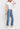 Flying Monkey - Quince Mid Rise Distressed Hem Ankle Bootcut Jeans (28" Inseam) - F5011-SaltTree