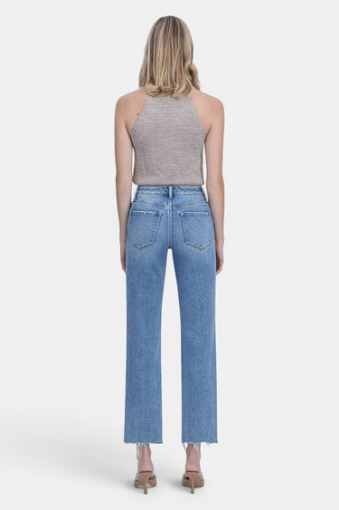 Flying Monkey - Distressed Ankle Straight Jeans (28" Inseam) - F6322