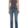 Flying Monkey - Benefactor High Rise Ankle Slim Straight Jeans with Slight Distressing (28" Inseam) - F5223-SaltTree