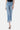 SaltTree Flying Monkey medium light wash high rise slim straight jeans with a 4" single cuff crop hem, made from comfort stretch denim.