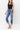 Flying Monkey - Flying Monkey High Rise Cropped Straight Leg Jeans with Frayed Cuffed Hem (26.5" Inseam) - F5145-SaltTree