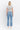 Flying Monkey - High Rise Ankle Straight Jeans with Distressed Raw Hem (28" Inseam) - F5866-SaltTree