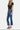 Flying Monkey- High Rise Cropped Flare Jeans With Step Hemline (27" Inseam) - F5245-SaltTree