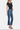 Flying Monkey- High Rise Cropped Flare Jeans With Step Hemline (27" Inseam) - F5245-SaltTree