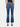 Flying Monkey- High Rise Cropped Flare Jeans With Step Hemline (27" Inseam) - F5245-SaltTree