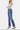 Flying Monkey - High Rise Distressed Bootcut Jeans with Knee Rip Detail (32" Full Length) - F4847N-SaltTree