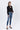Flying Monkey - High Rise Distressed Skinny Jeans with Frayed Hem (27.25" Inseam) - F5238-SaltTree