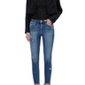 Flying Monkey - High Rise Distressed Skinny Jeans with Frayed Hem (27.25" Inseam) - F5238-SaltTree