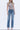 Flying Monkey - High Rise Frayed Hem Slim Wide Jeans (32" Inseam) - F6376-SaltTree