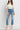 Flying Monkey - High Rise Kick Flare Jeans with Uneven Distressed Hem (27" Inseam) - F5120-SaltTree
