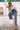Flying Monkey - High Rise Wide Leg Jeans with Trouser Hem (32" Full Length) - F5391-SaltTree