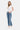 Flying Monkey - Low Rise Distressed Straight Jeans With Paint Speckle Detail / Split Hem (27" Inseam) - F5218-SaltTree