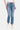 Flying Monkey - Low Rise Distressed Straight Jeans With Paint Speckle Detail / Split Hem (27" Inseam) - F5218-SaltTree