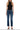 Flying Monkey - Mid Rise Ankle Slim Straight Jeans With Subtle Distressing (28" Inseam) - F4999-SaltTree