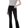 Flying Monkey - Mid-Rise Bootcut Jeans in Sleek Vintage Black (32" Inseam) - F5291-SaltTree