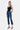 Flying Monkey - Stunned Low Rise Slim Straight Jeans with Uneven Raw Hem (27" Inseam) - F5340-SaltTree