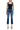 Flying Monkey - Stunned Low Rise Slim Straight Jeans with Uneven Raw Hem (27" Inseam) - F5340-SaltTree