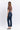Flying Monkey - Super High Rise Distressed Straight Cropped Jeans (28" Inseam) - F4369-SaltTree