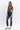 Flying Monkey - Super High Rise Distressed Straight Cropped Jeans (28" Inseam) - F4369-SaltTree