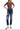 Flying Monkey - Super High Rise Distressed Straight Cropped Jeans (28" Inseam) - F4369-SaltTree