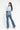 Judy Blue - Mid-Rise Button Fly Ripped Flare Jeans (33.5" Extra Long Inseam) - 82638-SaltTree