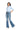 Judy Blue - Mid-Rise Button Fly Ripped Flare Jeans (33.5" Extra Long Inseam) - 82638-SaltTree