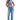 Judy Blue - Mid-Rise Cuffed Boyfriend Jeans Embroidery Free Edition (28" Inseam)- 82703-SaltTree