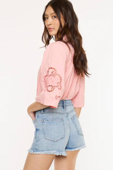 Kancan - Betsy High Rise Mom Shorts (3" Inseam) - KC2526M