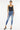 Kancan - Women's Mid Rise Distressed Ankle Skinny Jeans - kc7274st-SaltTree