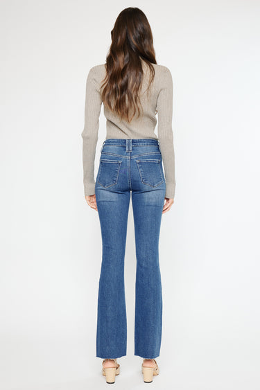 Kancan - Brenda High-Rise Bootcut Jeans (31.5" Inseam) - KC11259-SaltTree