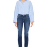 Kancan - Emely Mid-Rise Slim Straight Leg Jeans (27" Inseam) - KC20062D-SaltTree