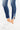 Kancan - Geneva High-Rise Ankle Skinny Jeans with Slit Raw Hem (27" Inseam) - KC9167QM-NV-SaltTree
